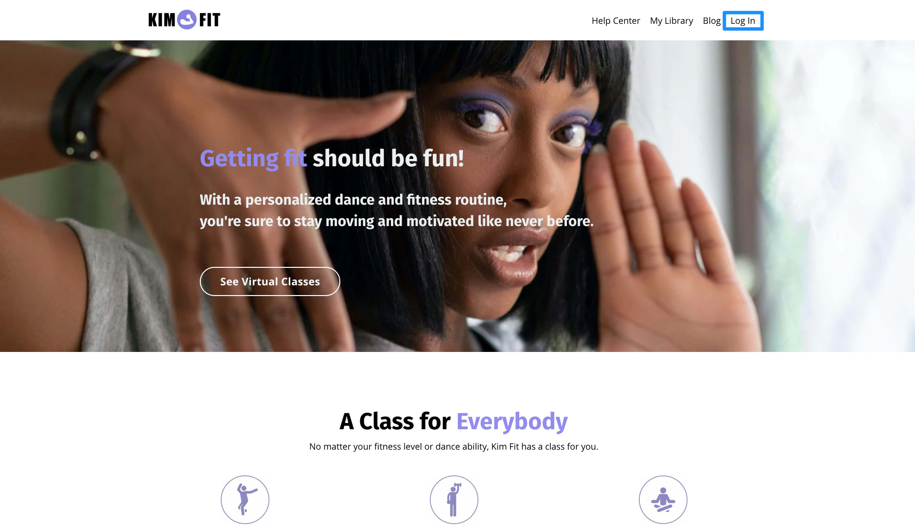 Single login button example