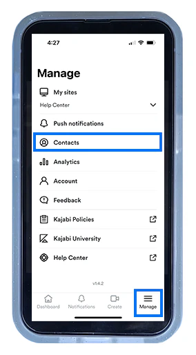 Creator App Contacts