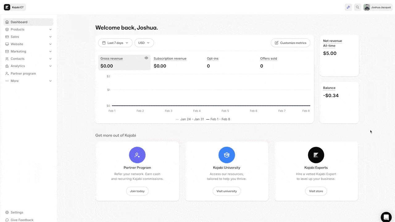 Subscription cancellation settings