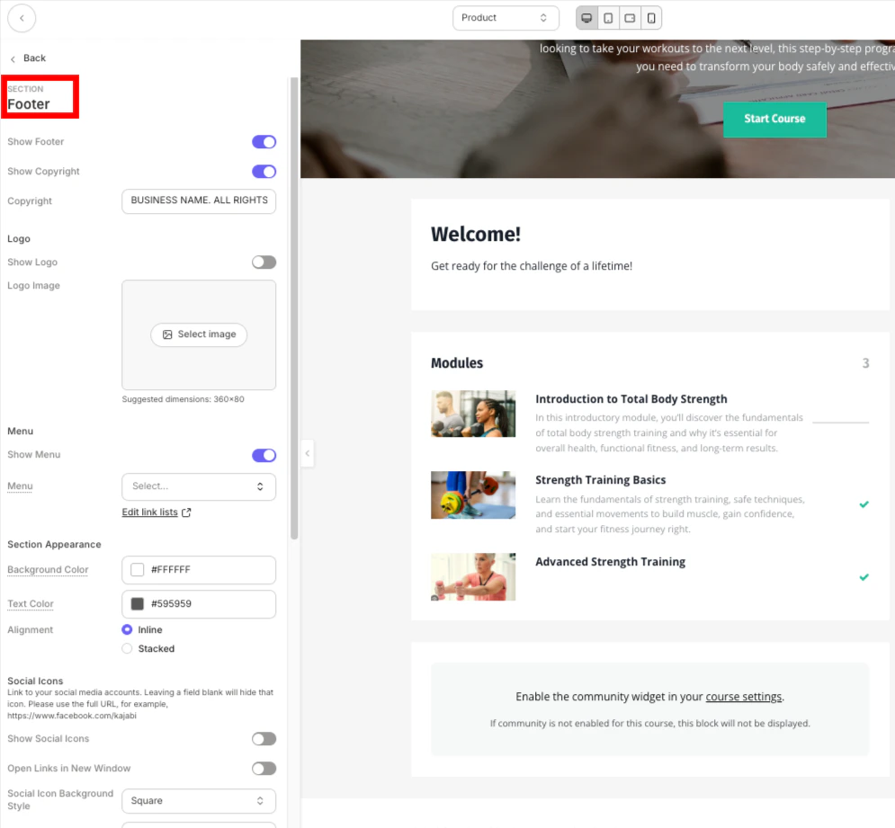 Sidebareditor