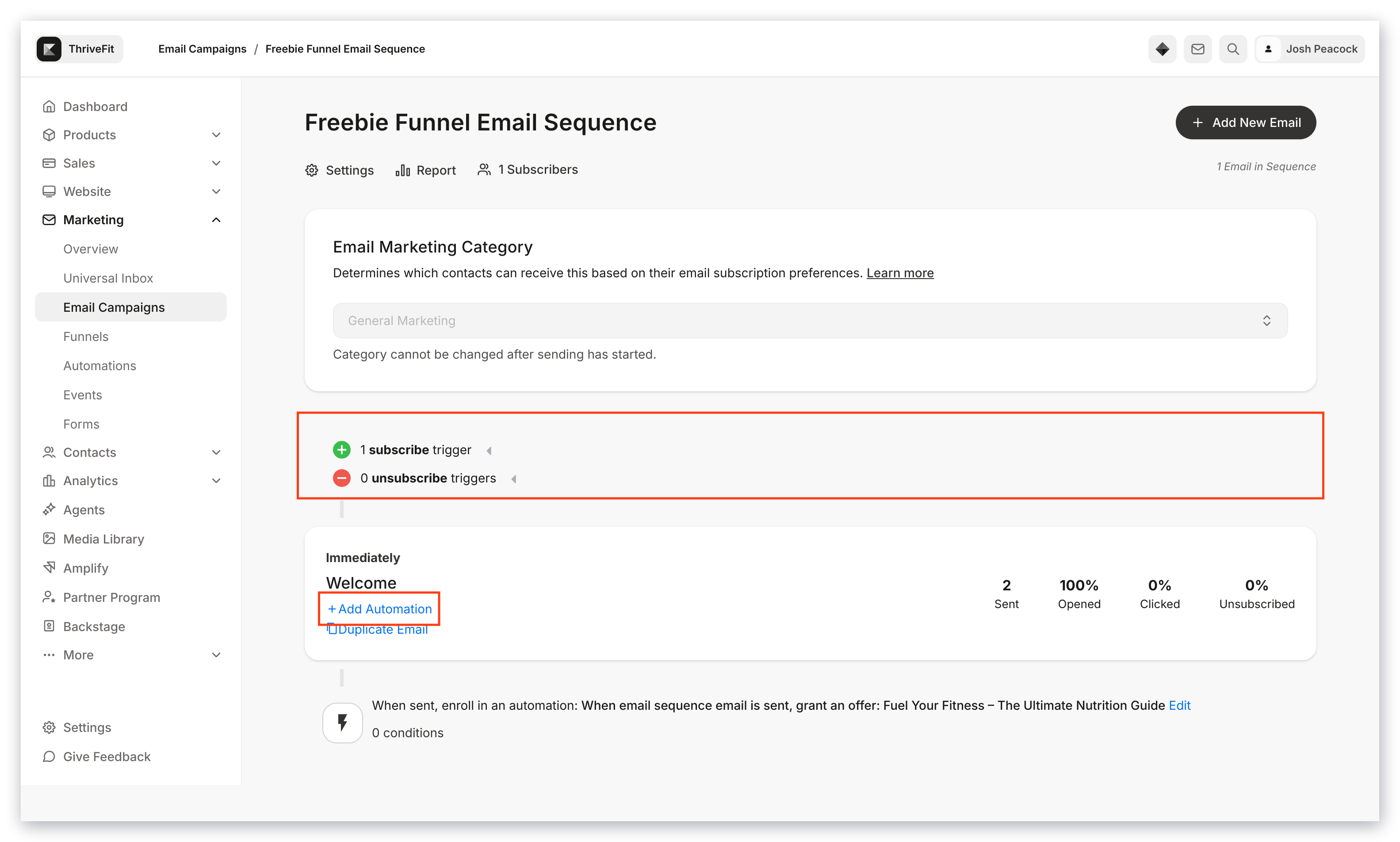 Email Sequence automation