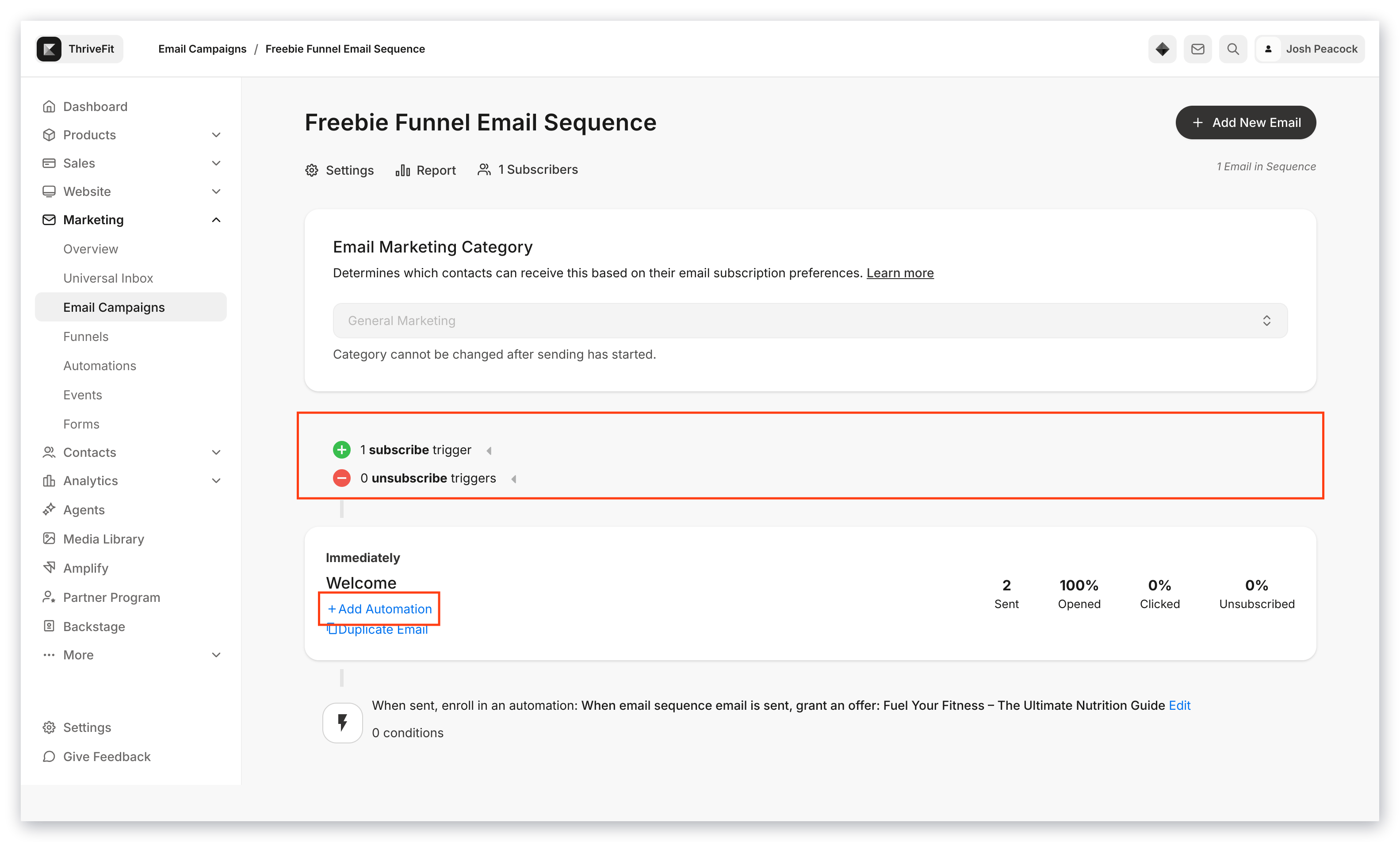 Email Sequence automation