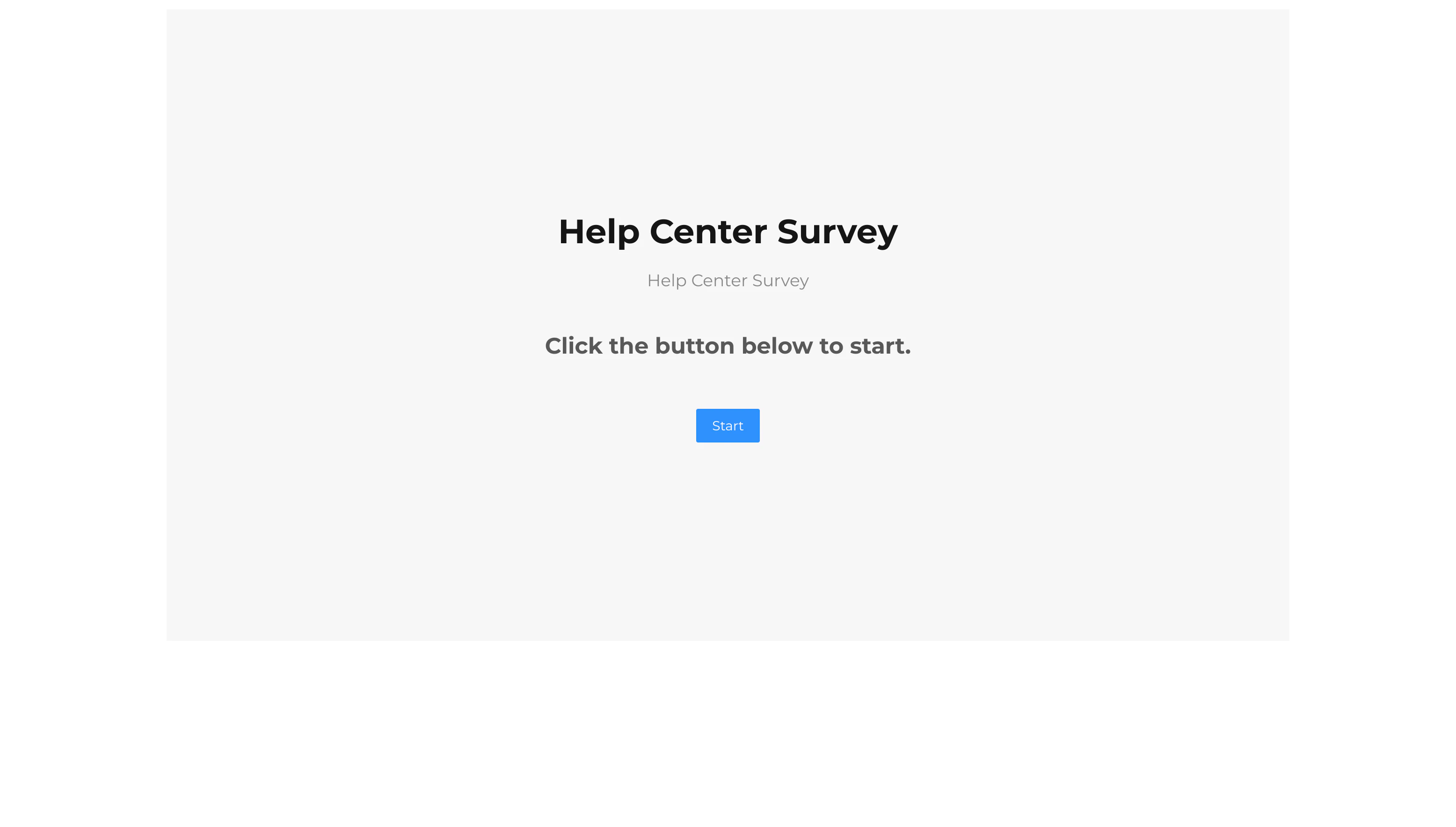 Custom landing page