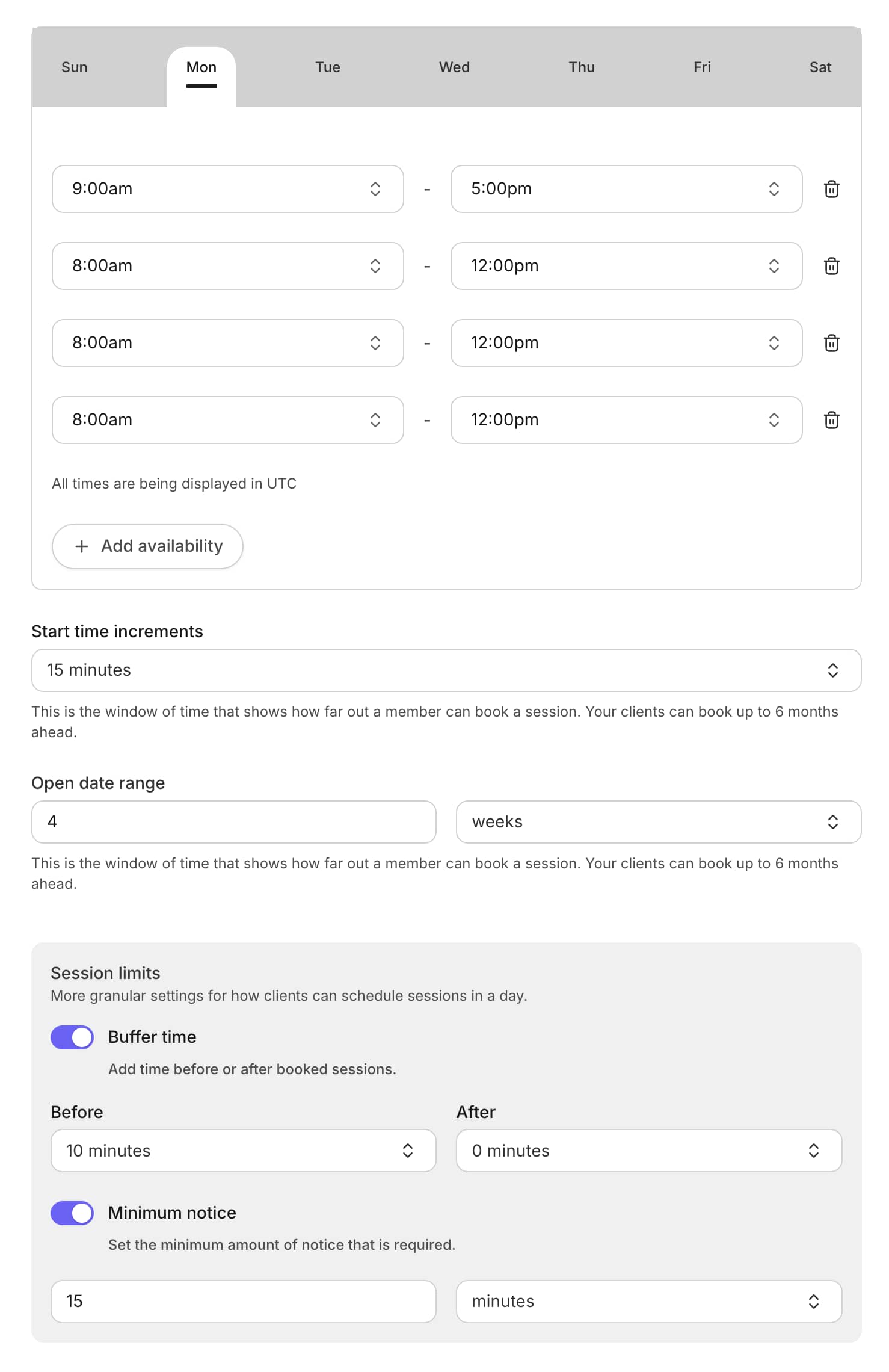 Availability