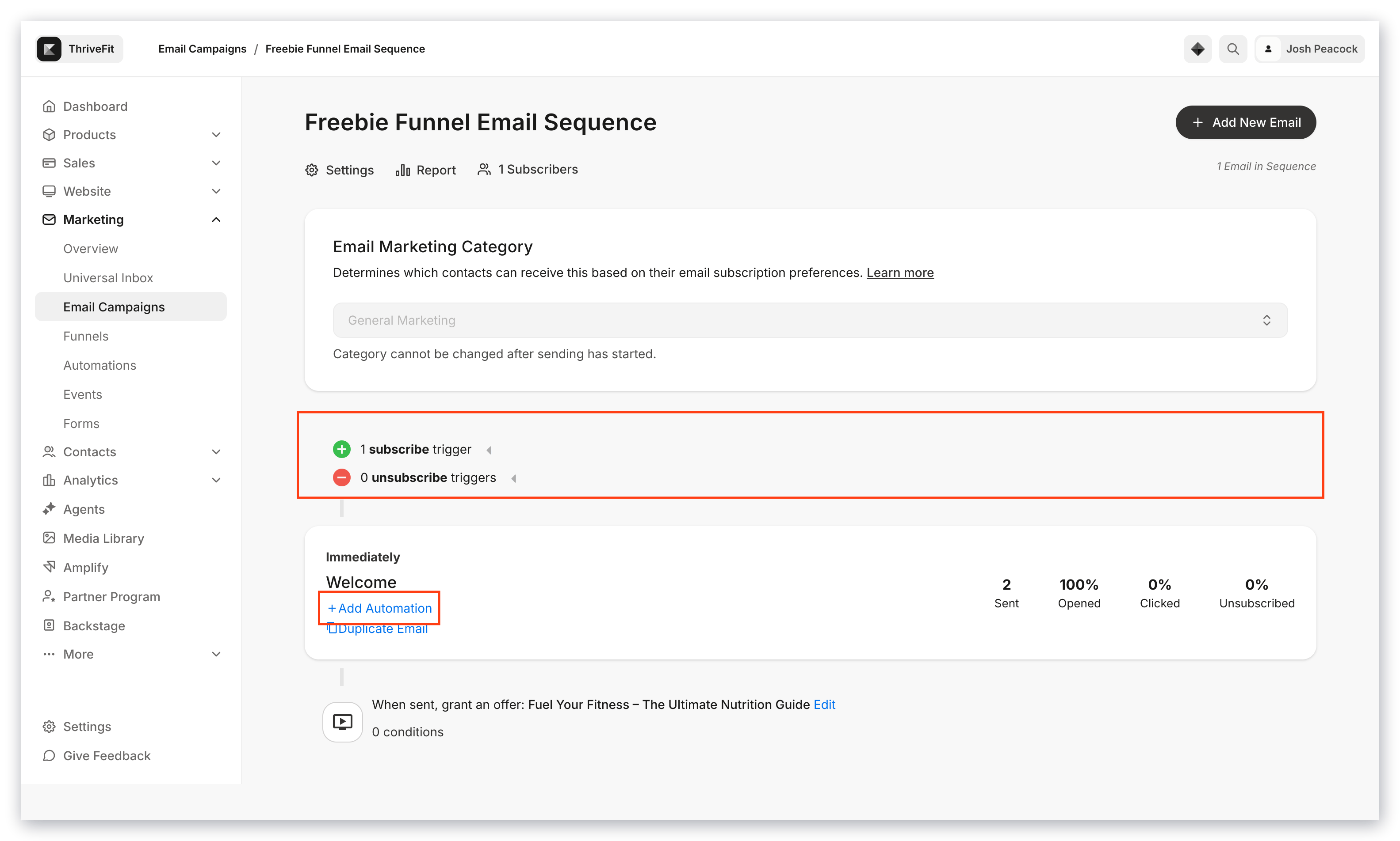 Email Sequence automation
