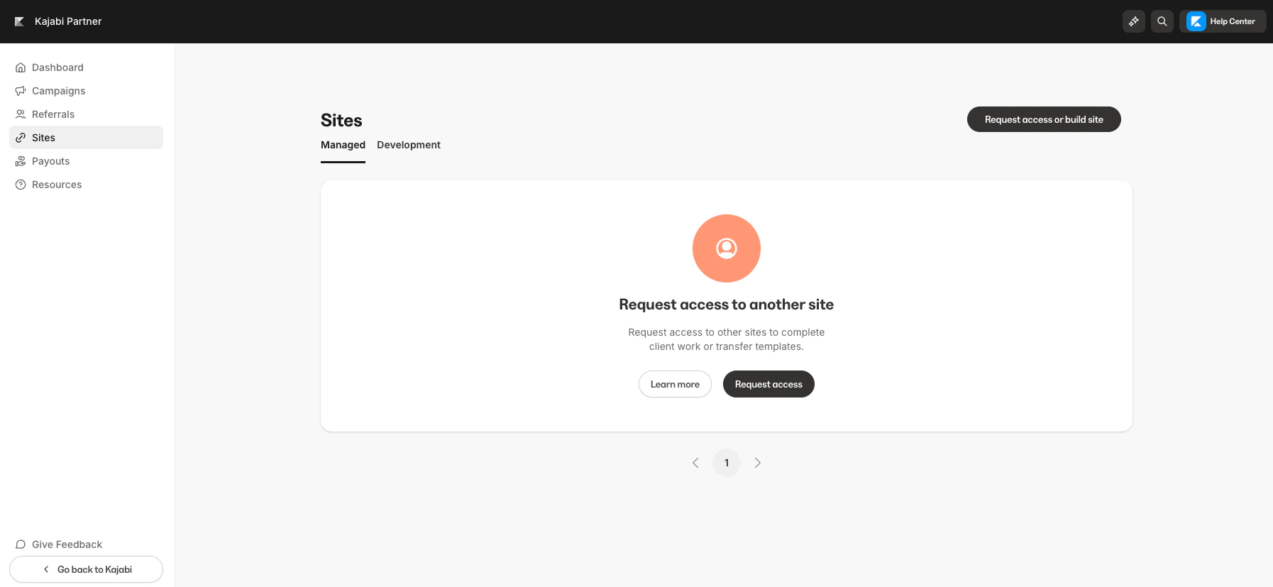 Managed Partner Sites