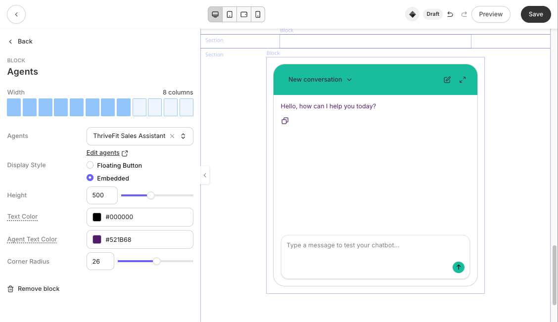 Embed Sales