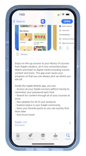 App Store description