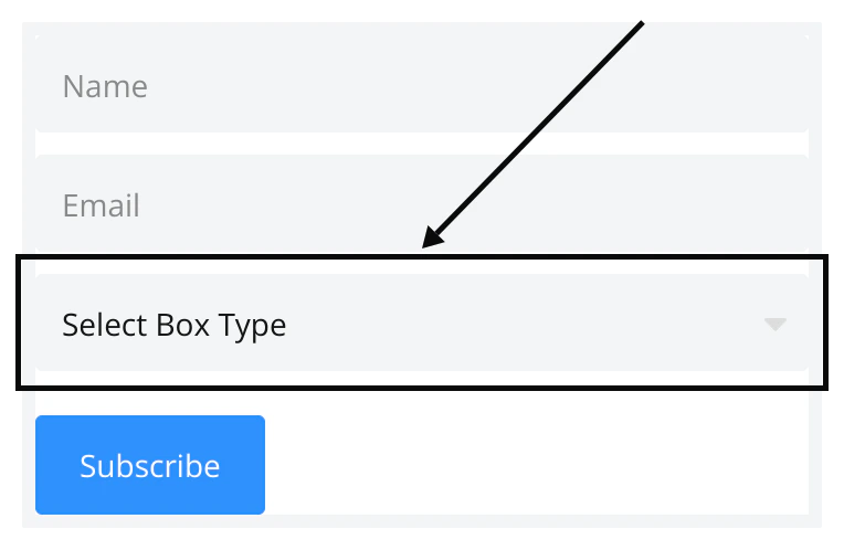 Select box form field