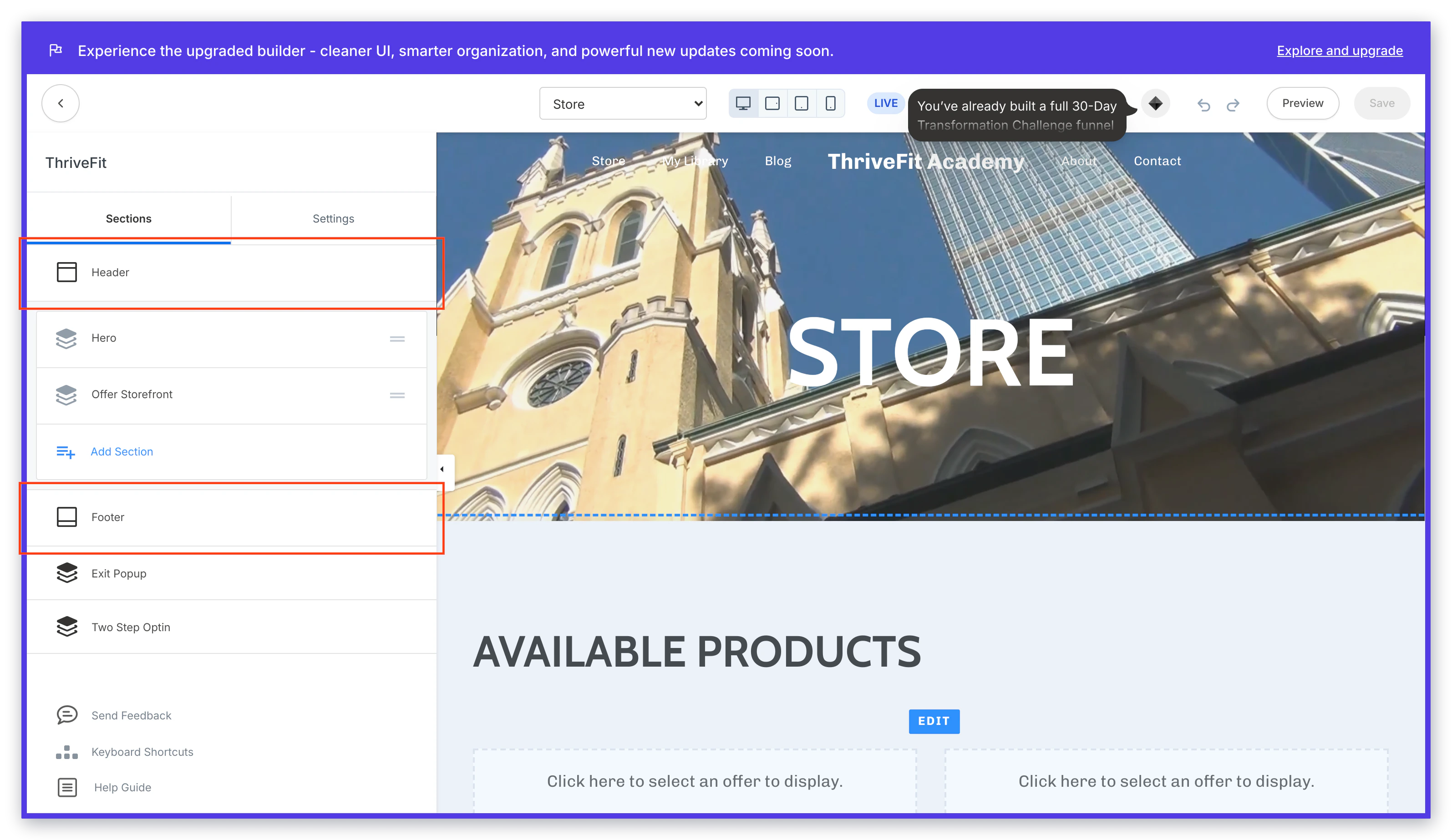 Assign navigation menu