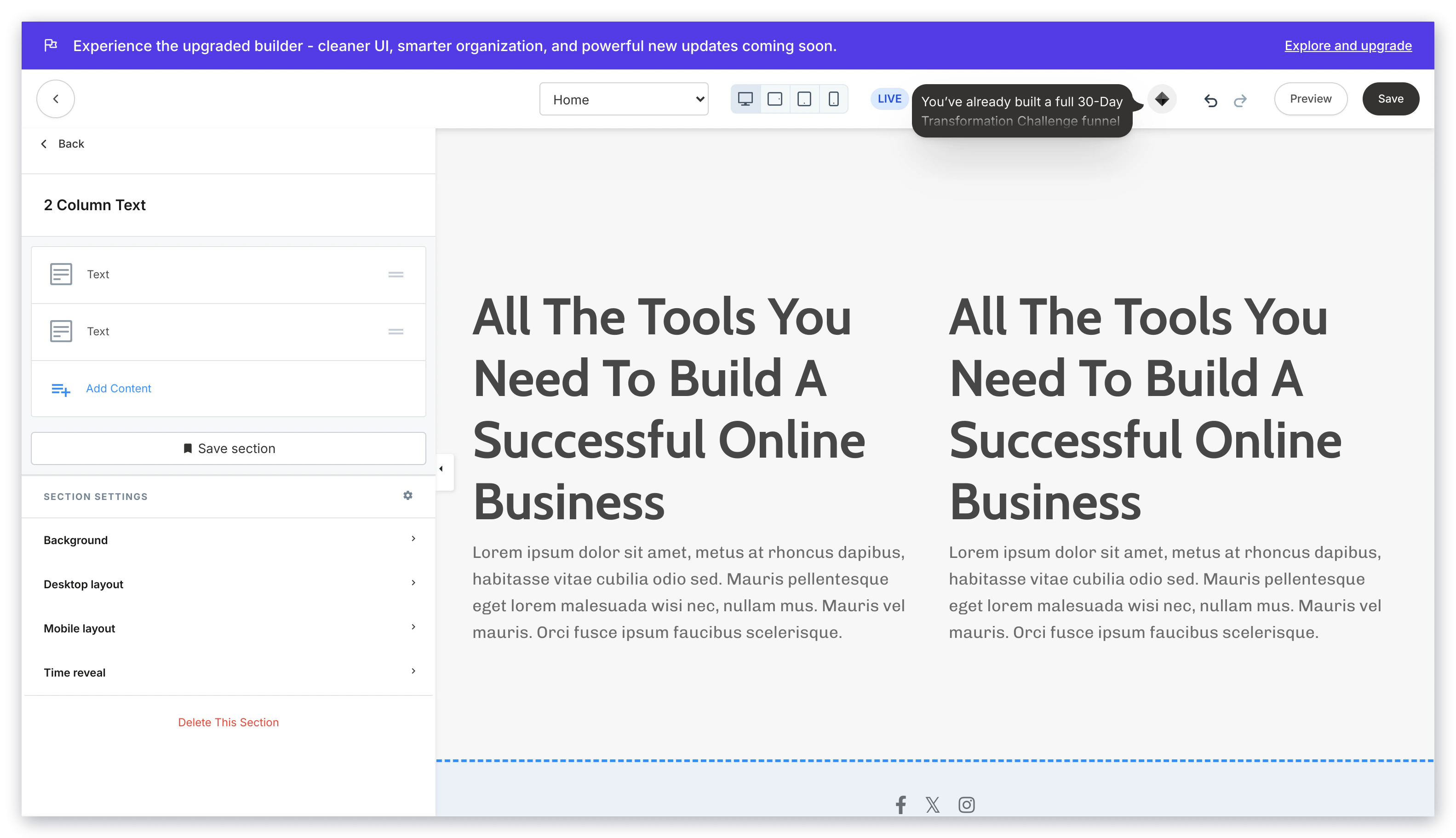2 and 3 Column Text