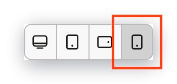 Device preview options