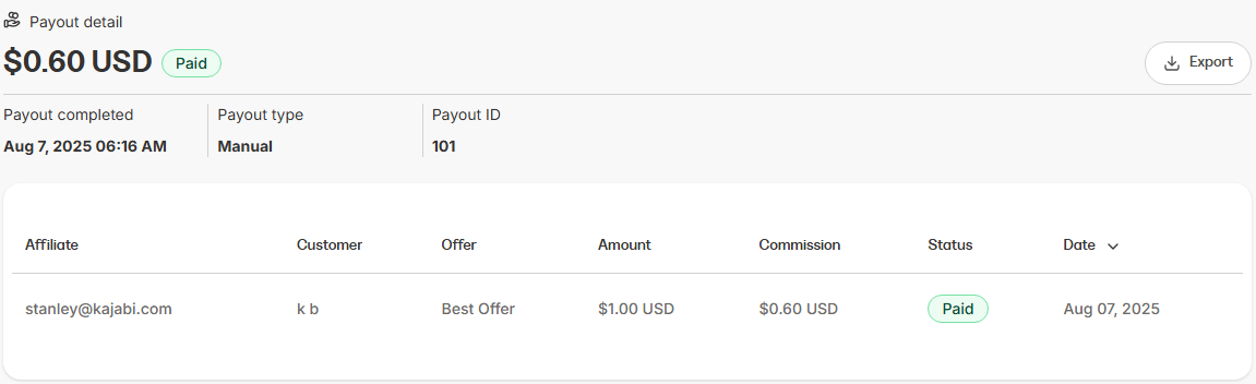 PayPal payment