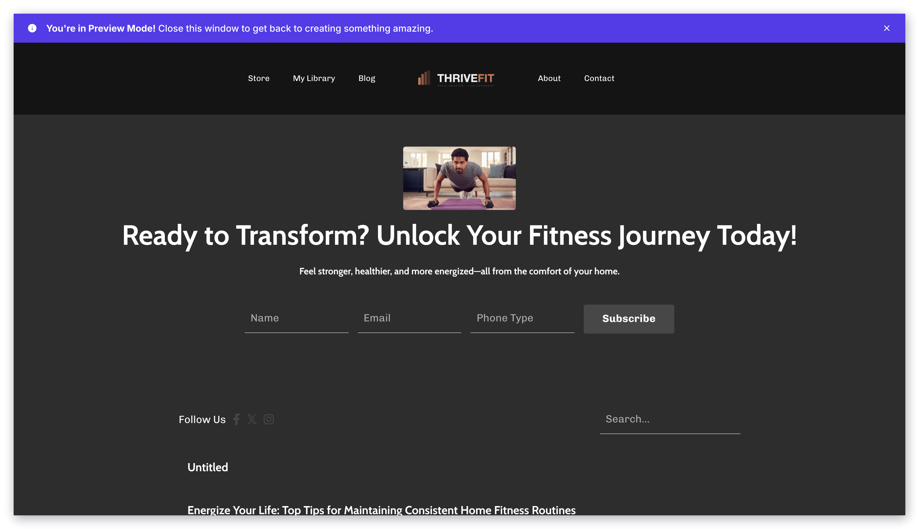 Encore newsletter customization