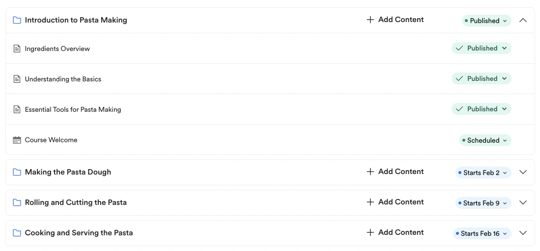 Cohort drip sequence