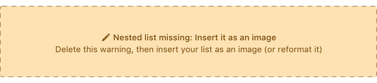 Failed payments list