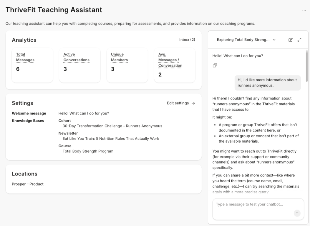 Agent Dashboard