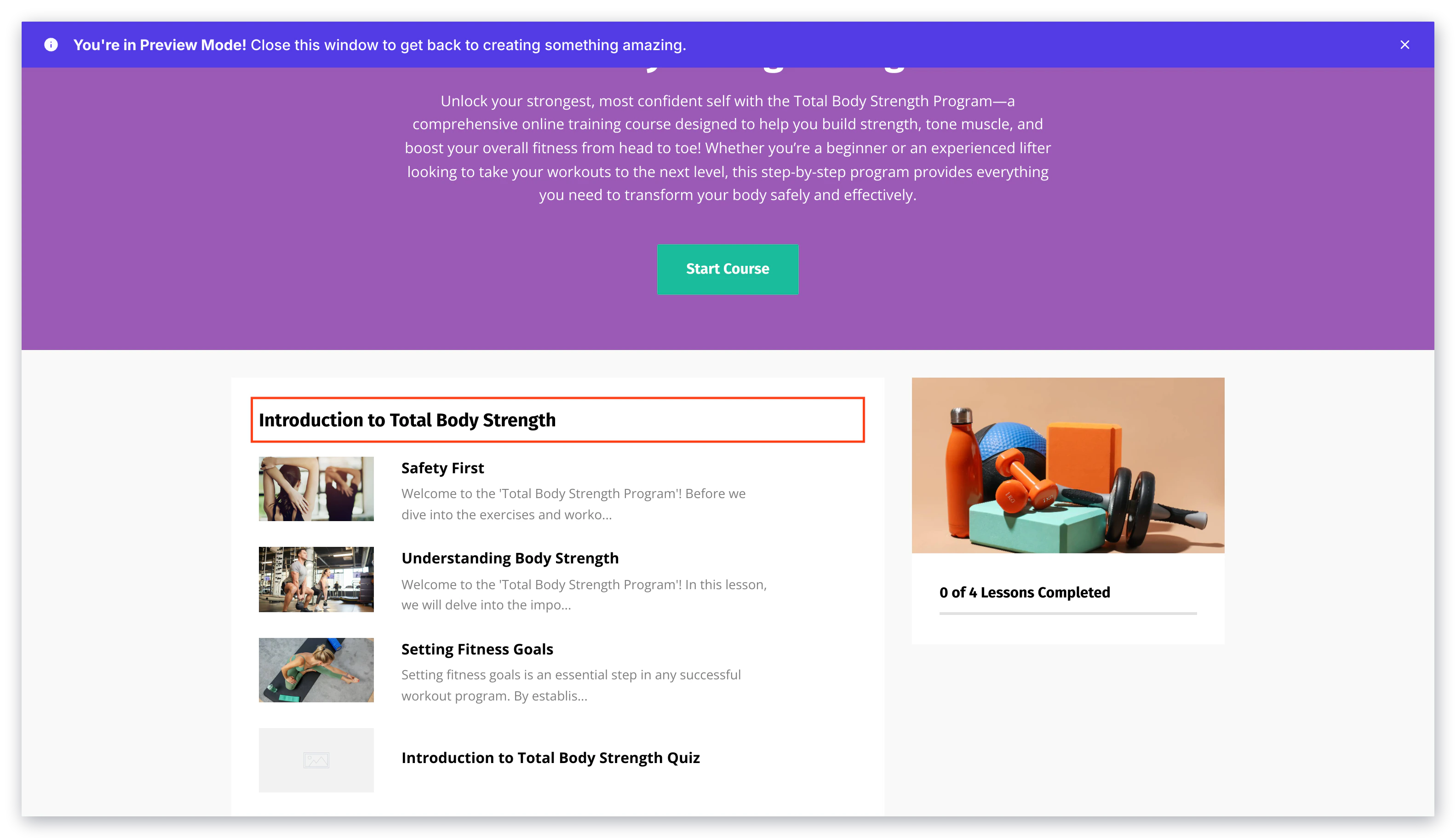 Submodule example