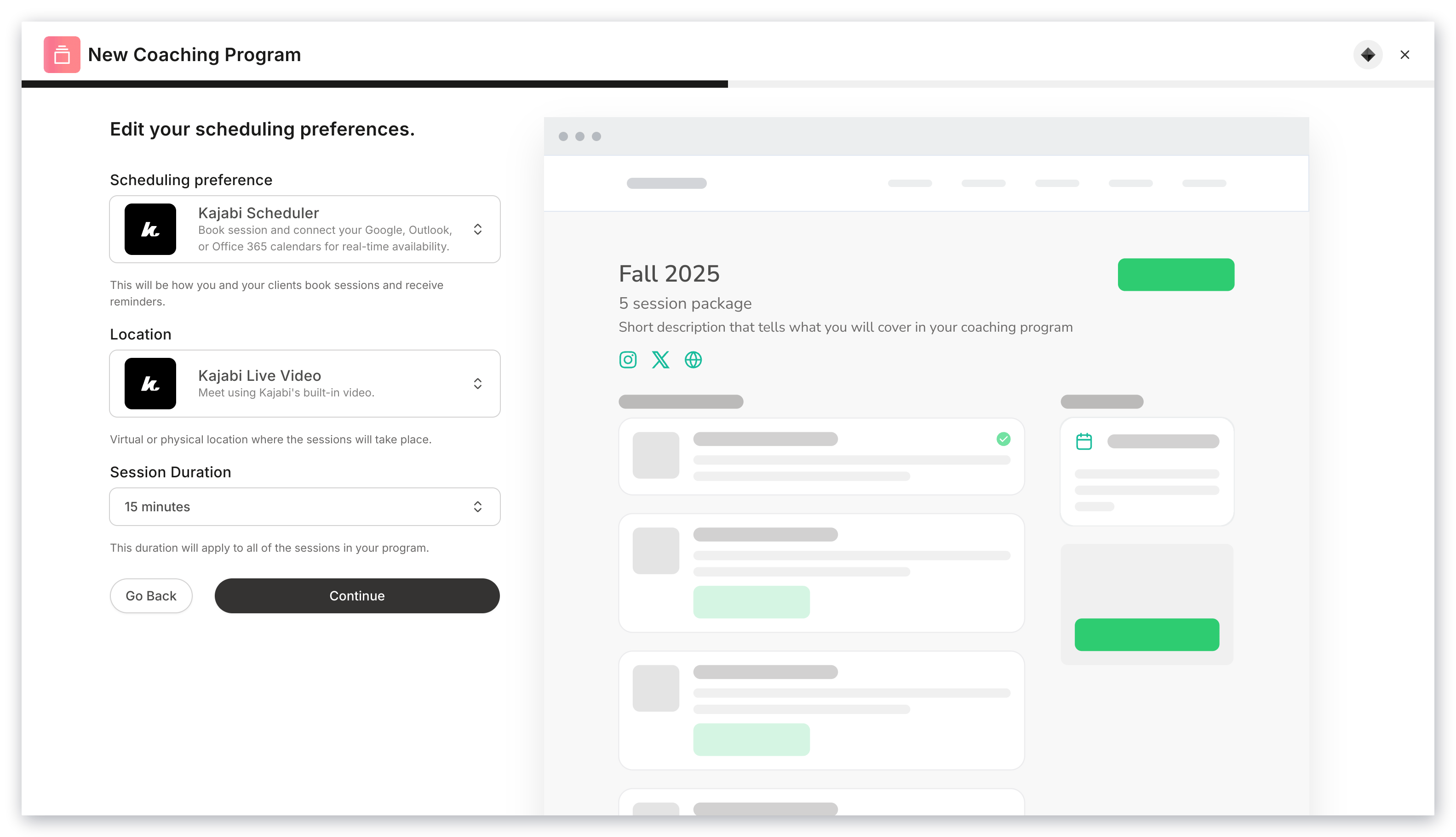Scheduling Preferences