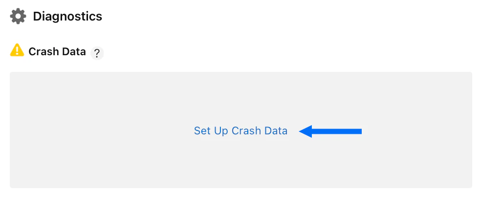 Set Up Crash Data