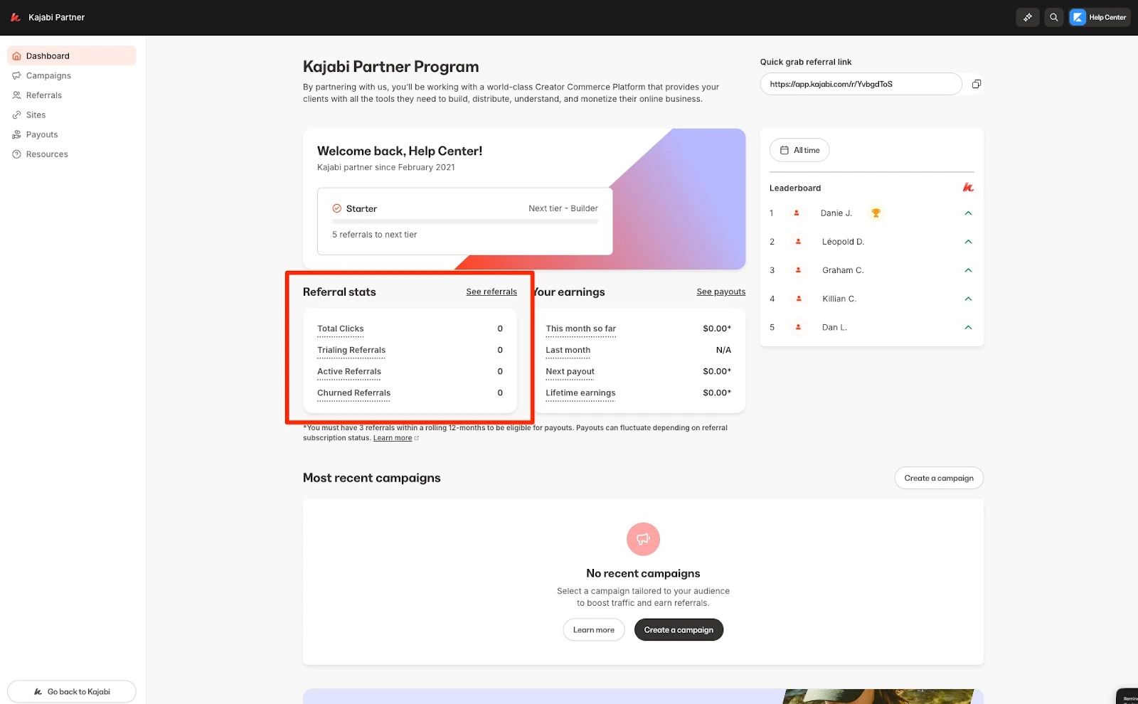 Partner Referrals