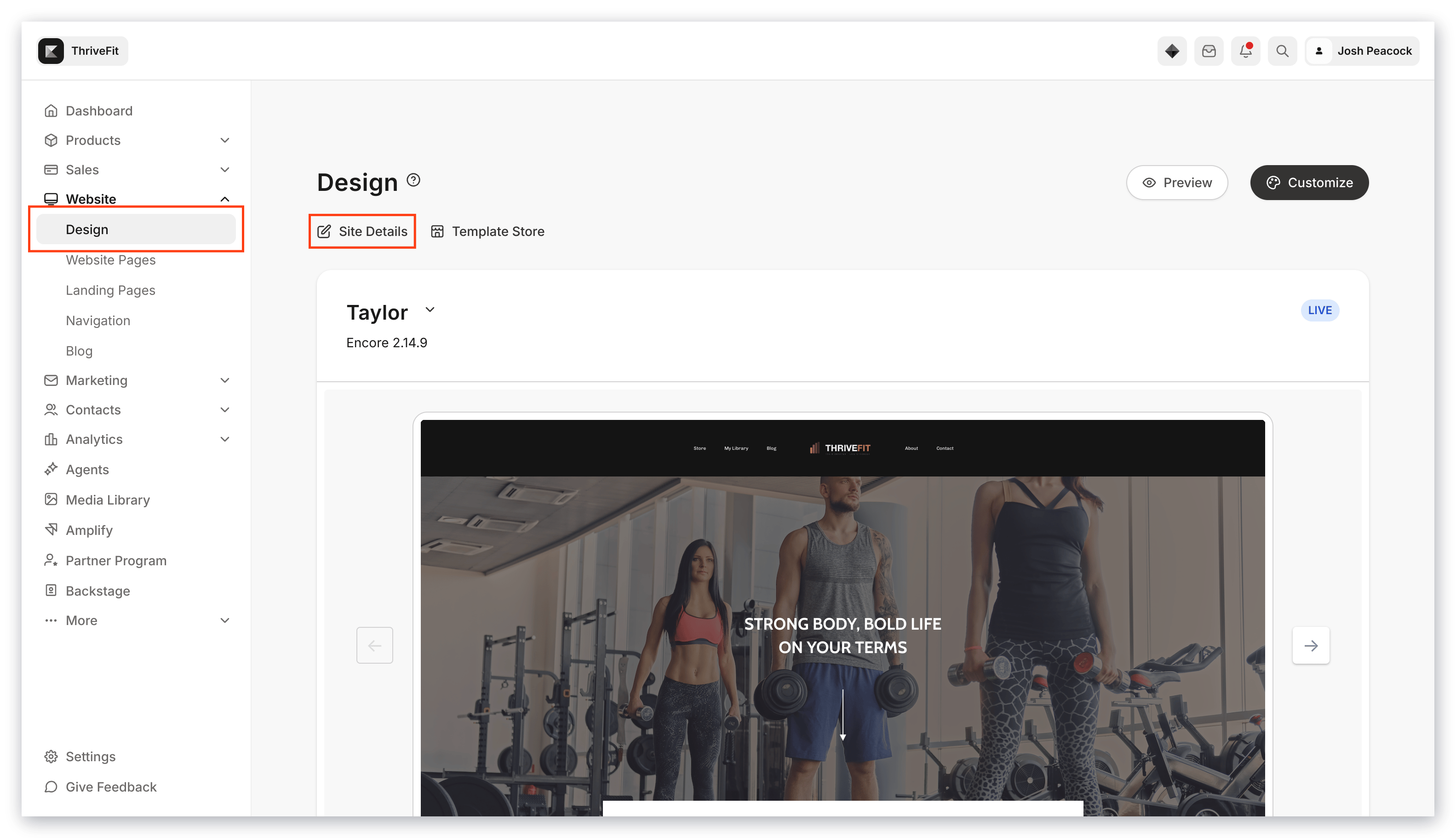 Website Design - Kajabi