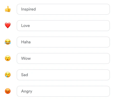 Emoji labels