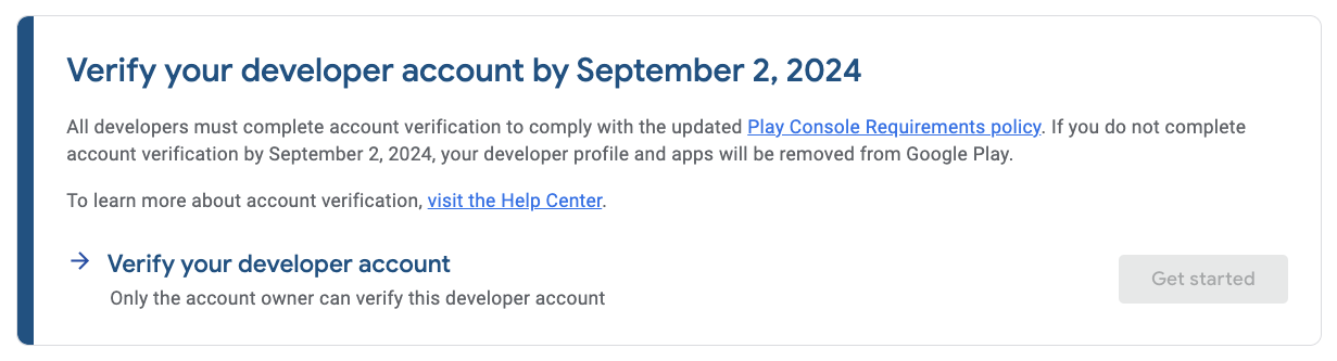 Verification request