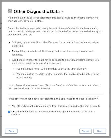 Other Diagnostic linked