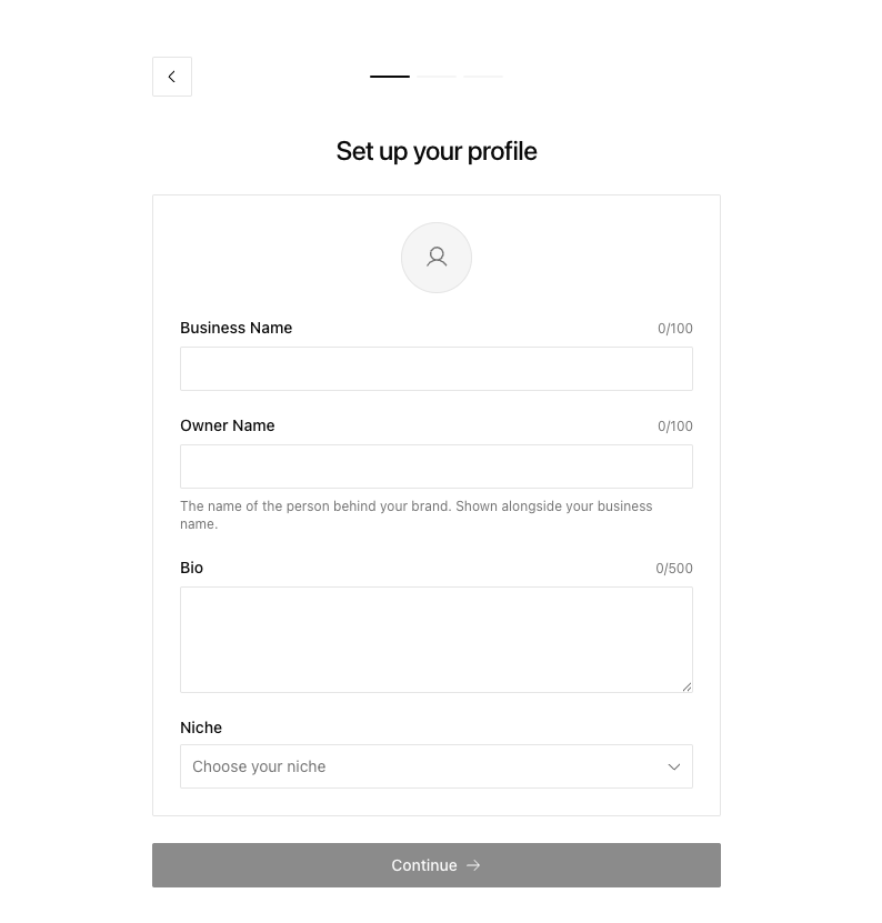 Amplify Advertiser Profile
