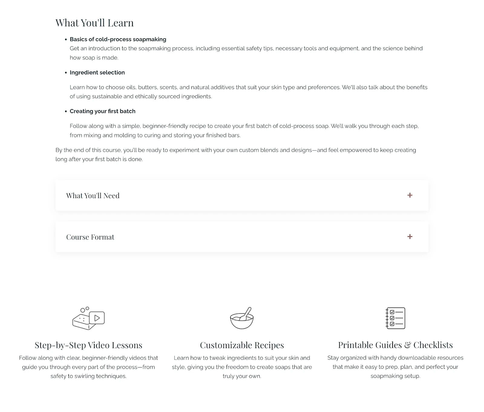 Offer detail page