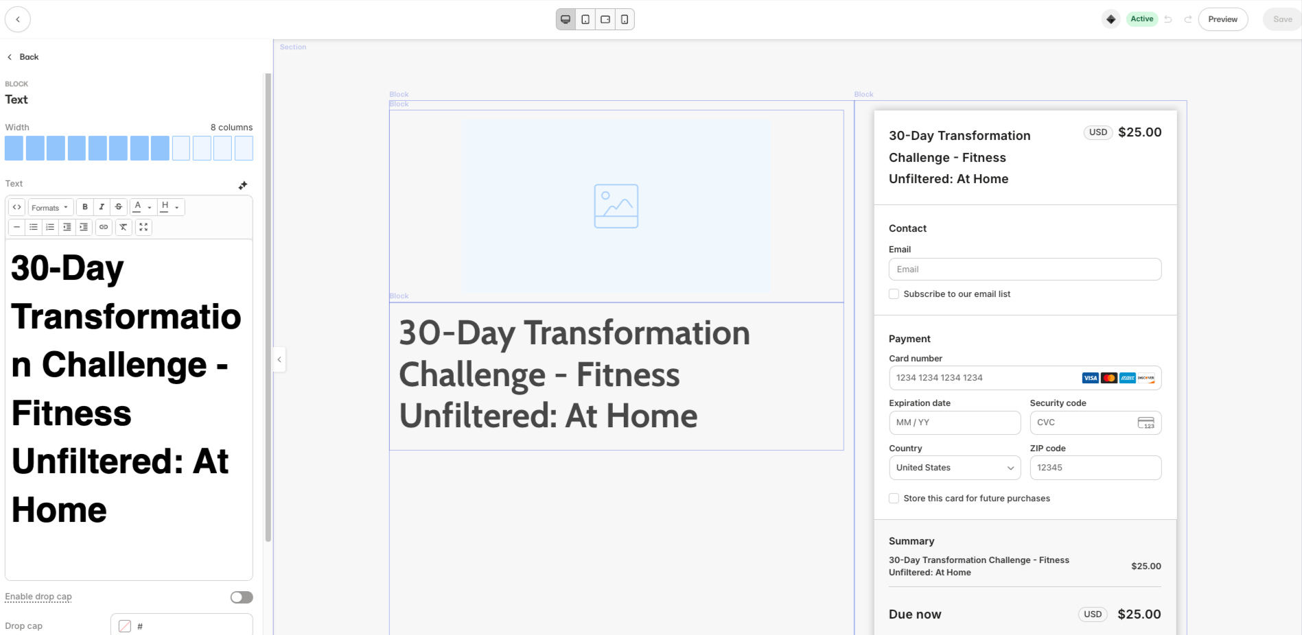 Change Checkout Page Text