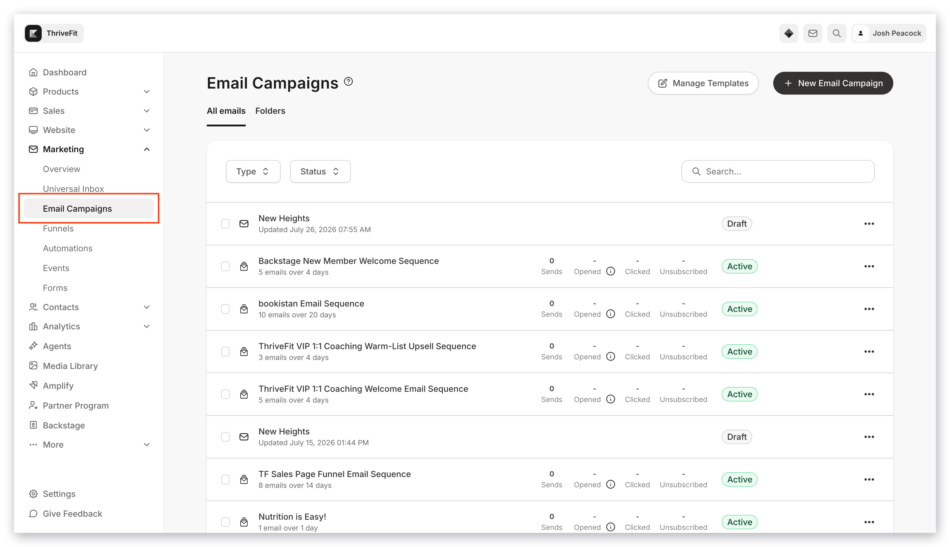 Email Campaigns