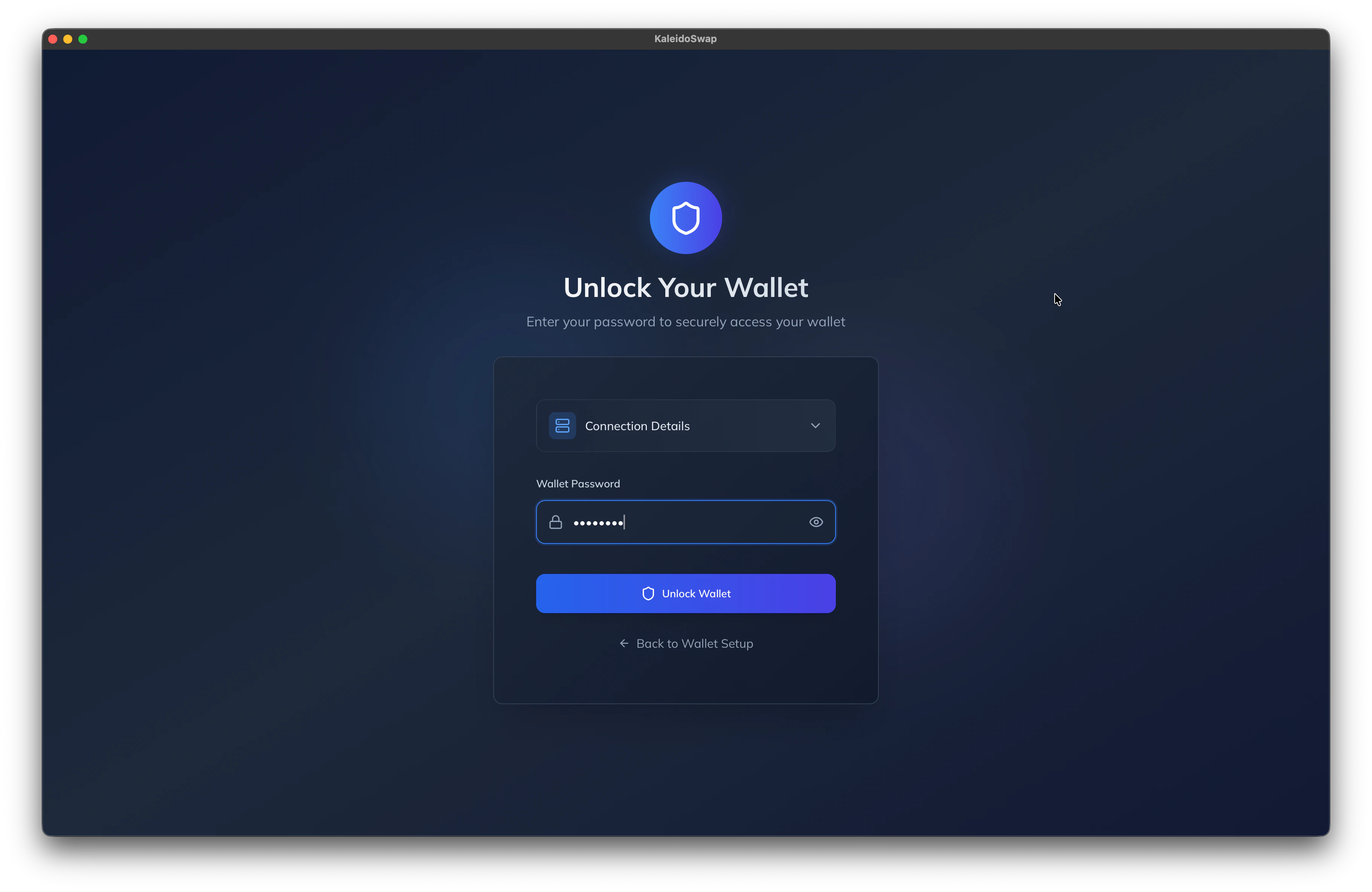 unlock wallet