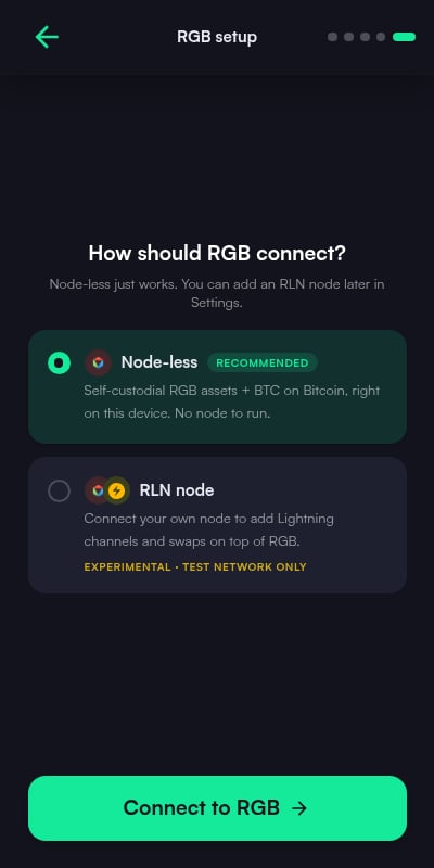 KaleidoSwap Extension RLN opt-in
