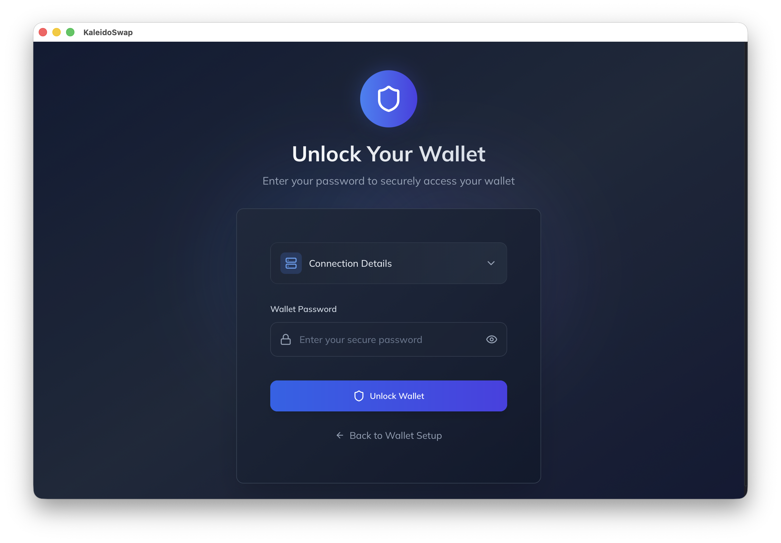 unlock wallet