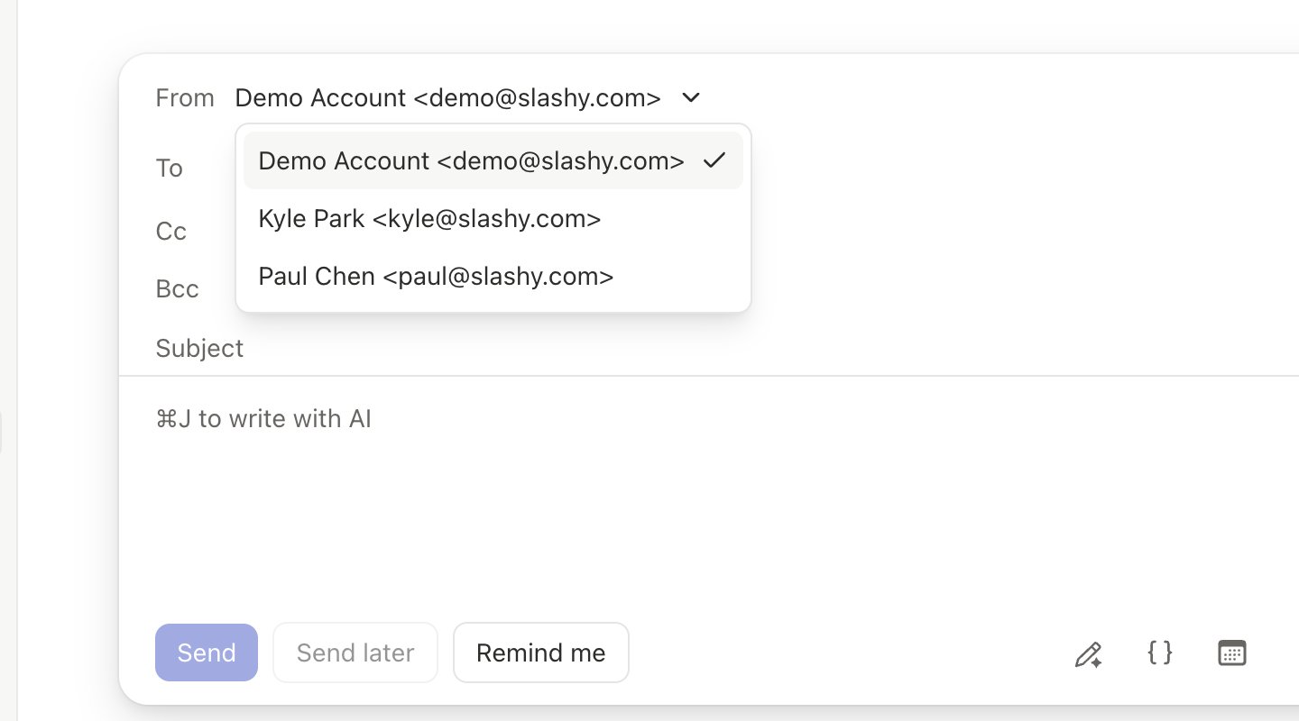 Connected accounts overview showing two accounts with sync status