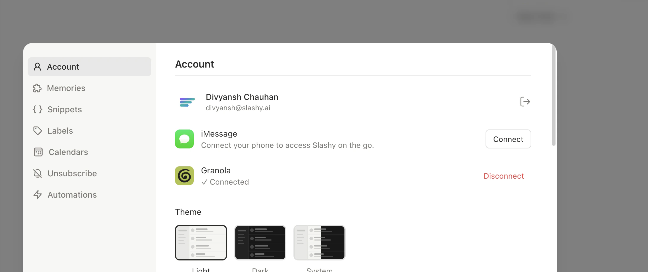 Synced Granola meeting note with summary and action items