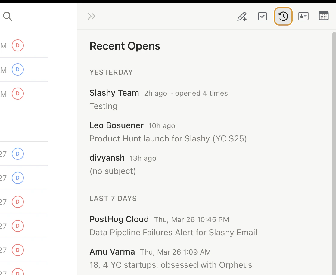 VIP open alert automation setup in agent sidebar