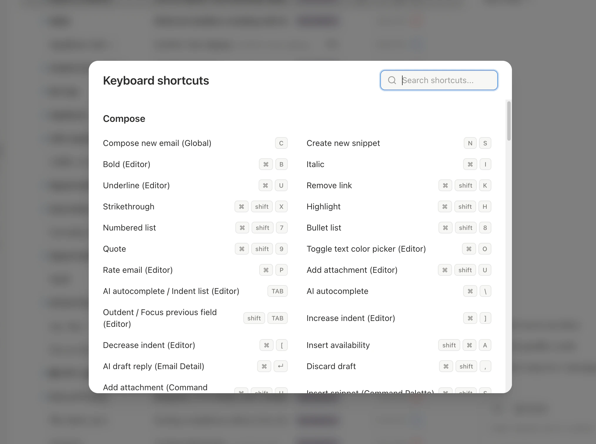 Slashy inbox showing a migrated Gmail account with all labels and emails synced