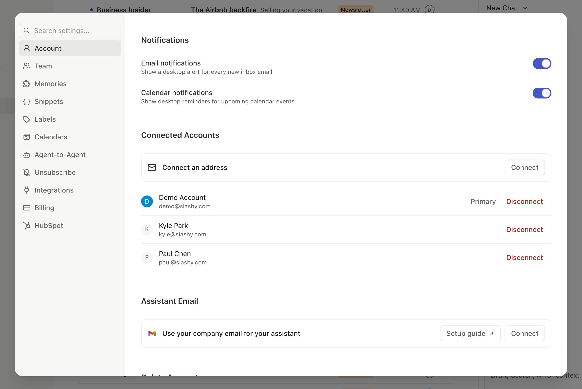 macOS notification banner from Slashy