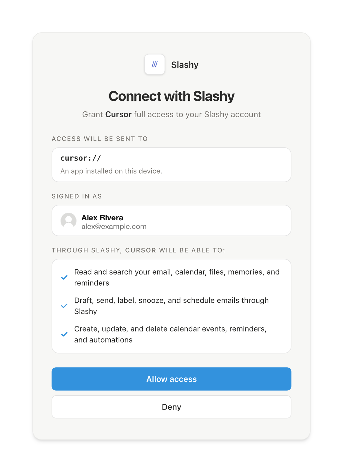 Cursor restart + OAuth approval