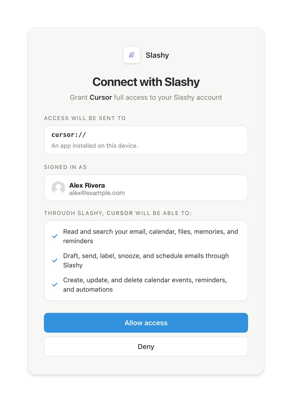 Cursor restart + OAuth approval