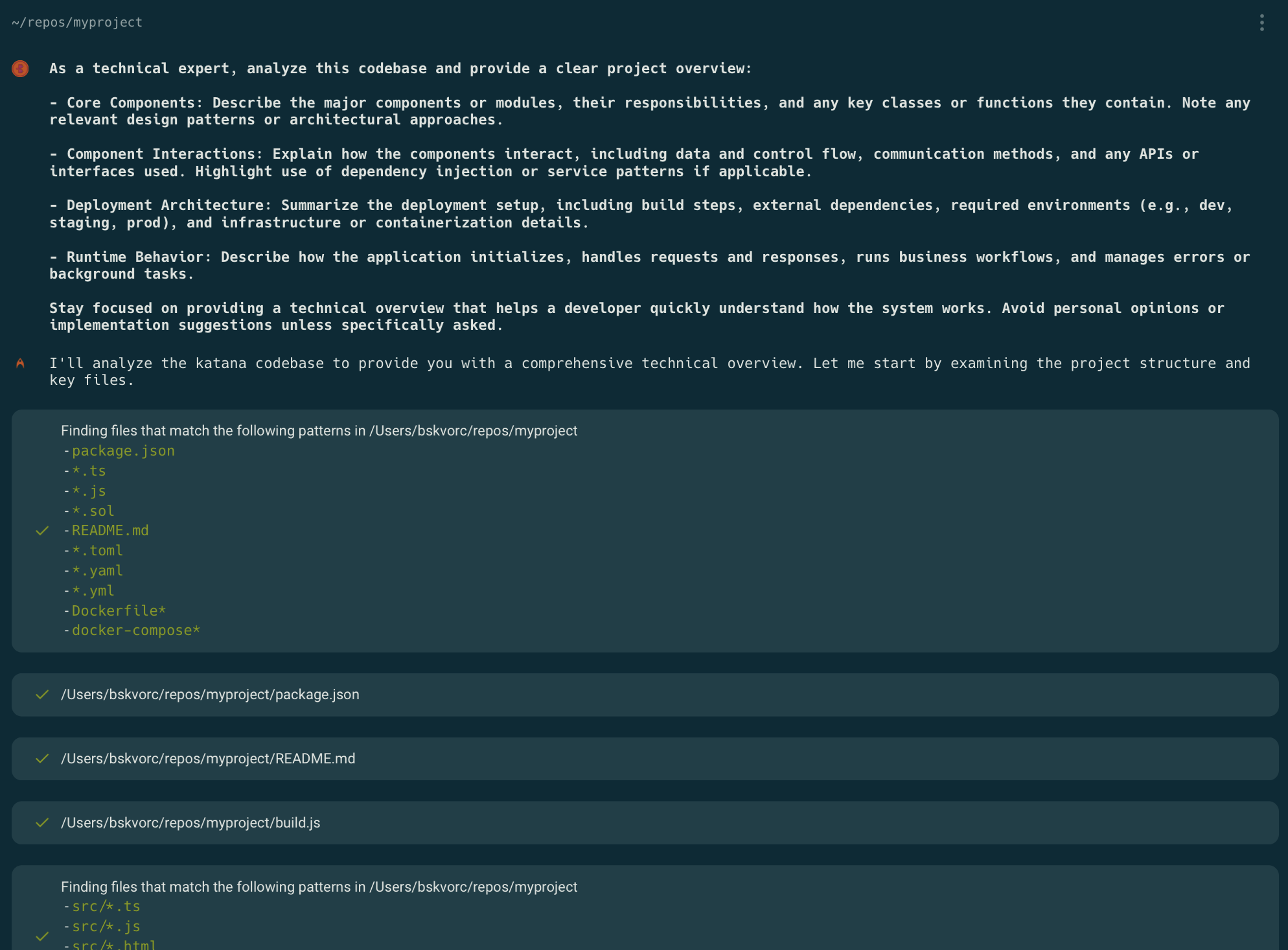 Warp prompt example