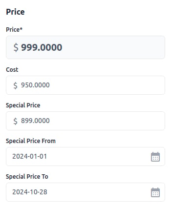 Product Price
