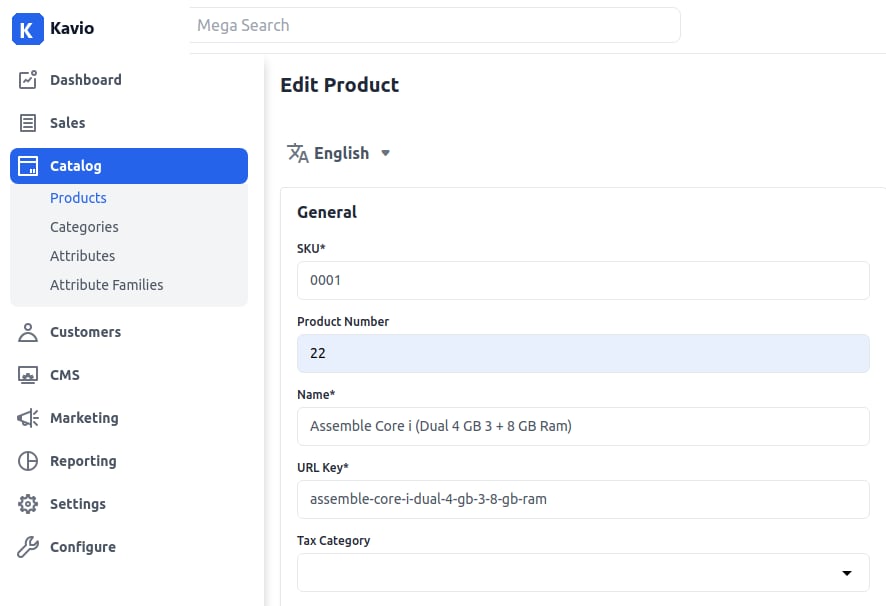 Edit Product