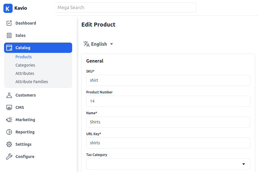 Edit Products