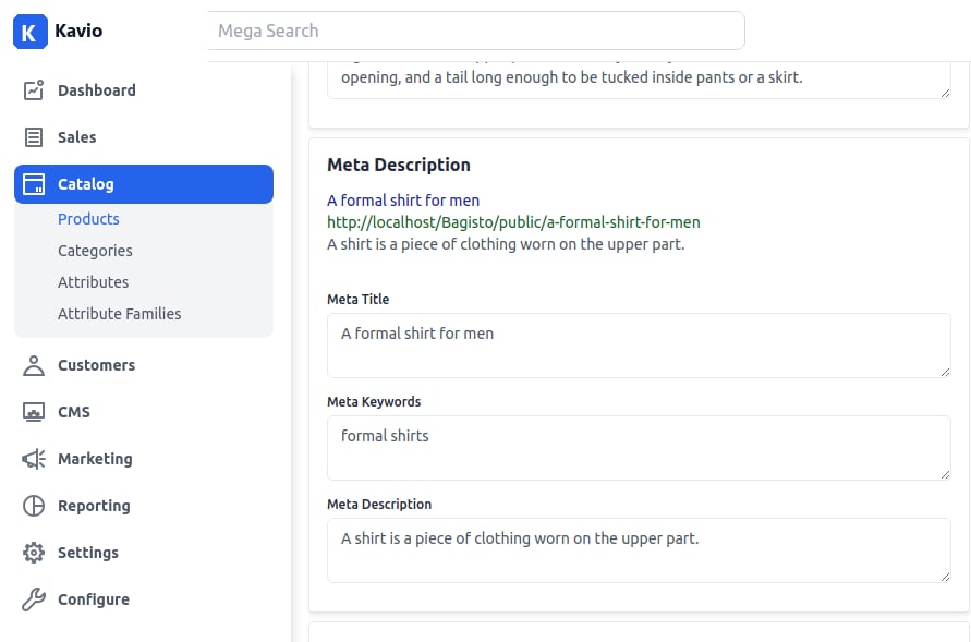 Meta Descriptions