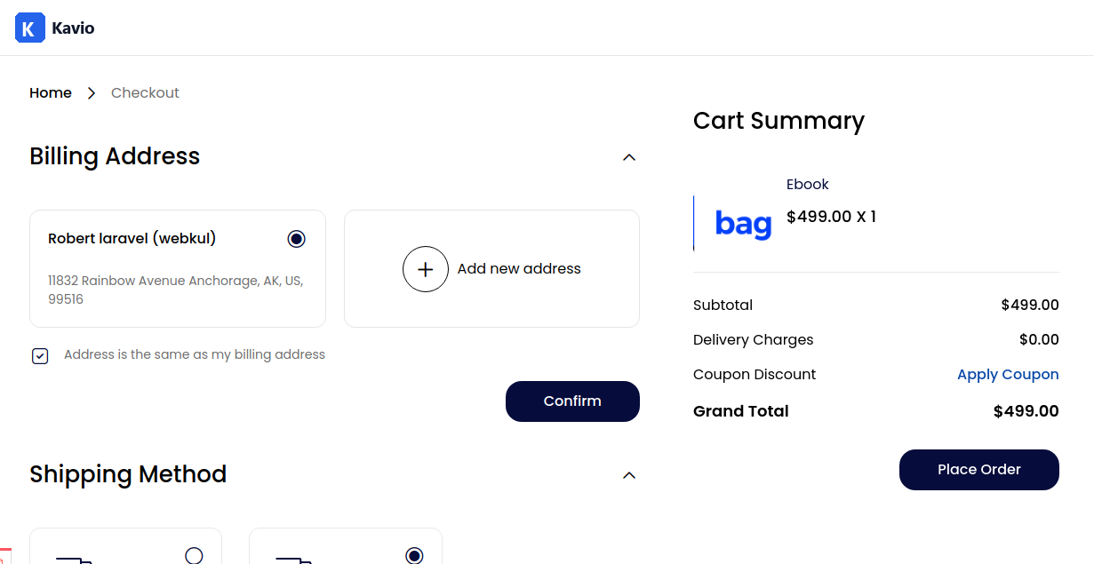 Backorder Output