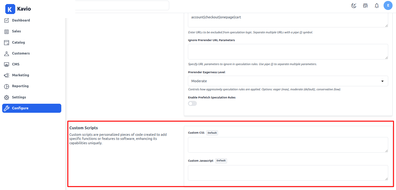 Custom Scripts